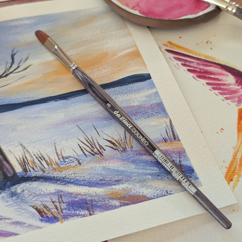 COLINEO Aquarellpinsel (Serie 5825) – Die vielseitige Katzenzunge gr.8