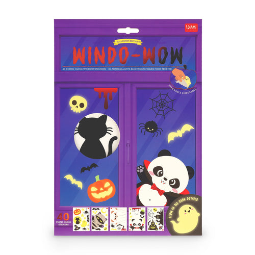 Set aus 40 Elektrostatischen Fensteraufklebern - Windo-Wow
