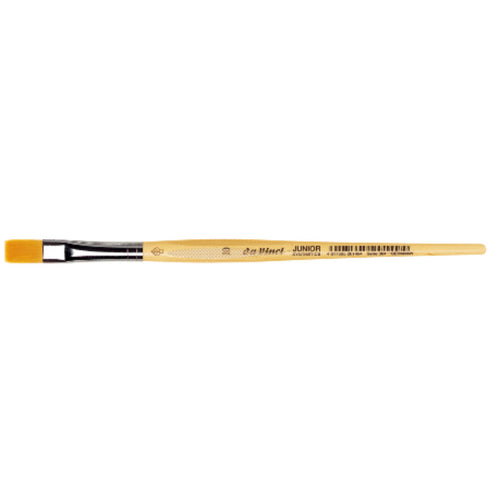 SCHULPINSEL JUNIOR FLACH goldfarb.Synthetikfaser