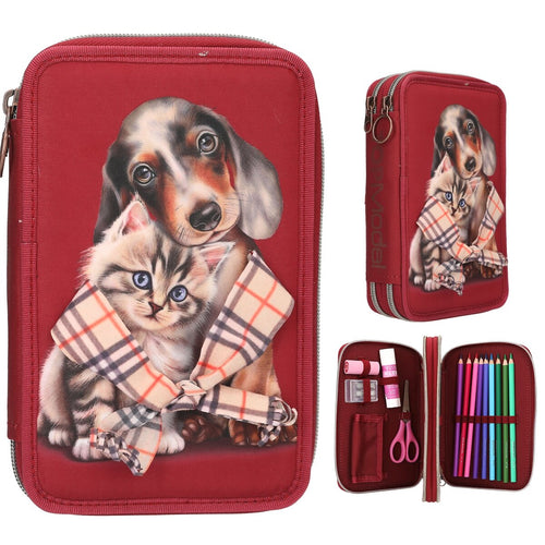 Depesche 0013674 TOPModel 2 Fach Federtasche FUR EVER FRIENDS