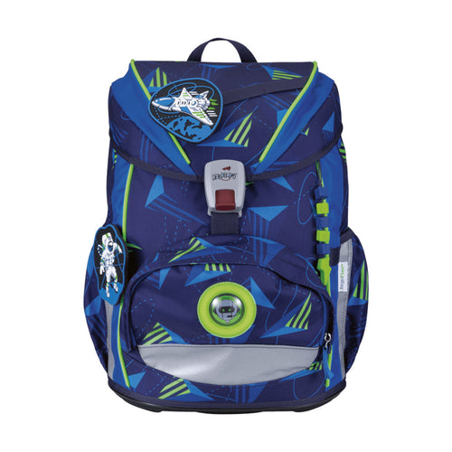 DerDieDas ErgoFlex Light LED Schulranzen-Set 5tlg. Moon Mission 22 Liter
