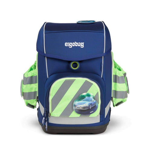 ergobag Fluo Seitentaschen Zip-Set mit Reflektorstreifen