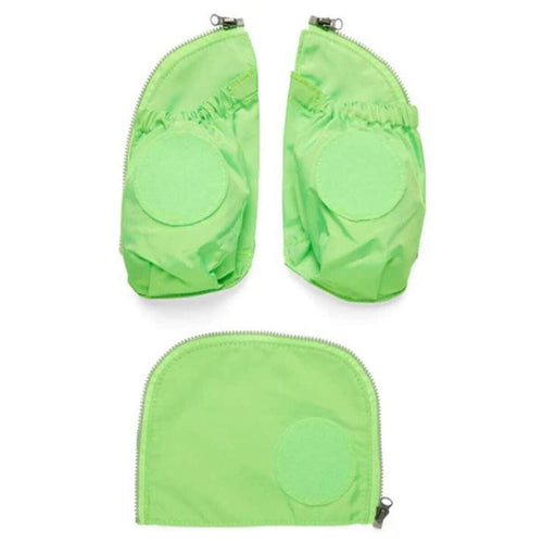 ergobag Fluo Seitentaschen Zip-Set, grün