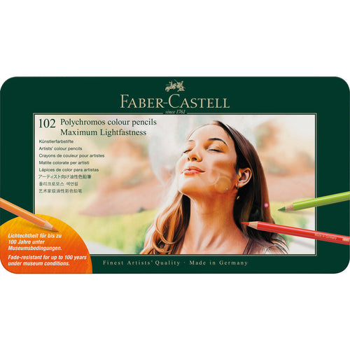 Faber-Castell Farbstift Polychromos 102er Metalletui