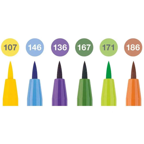 Tuschestift Pitt Artist Pen B Sommer 6x