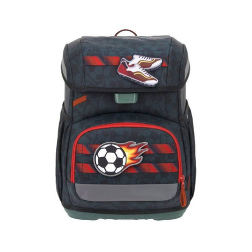Lässig Schulranzen Set 6-teilig Light Unique Fussball Dunkelblau 21 Liter