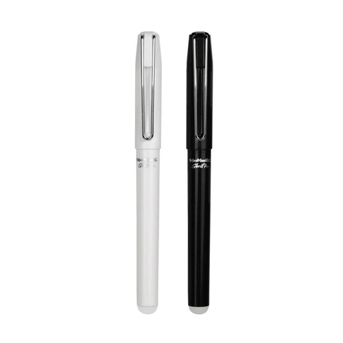 McNeill Ghost Pen Radierbarer Füller mit Metallclip, 2 Farben sortiert