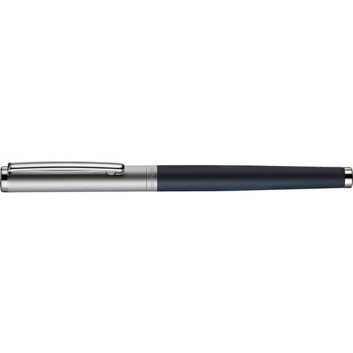 ottohutt design01 Füllfederhalter Matt Blau Ruthenium 13,5 cm