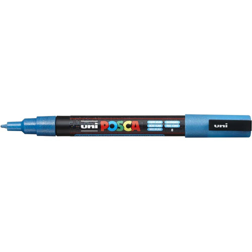 Posca Marker UNI POSCA PC-3M Glitter hellblau