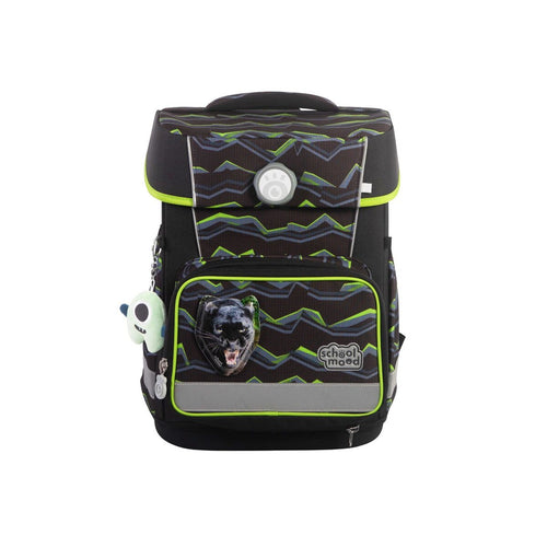 School-Mood Champion Pro Finn (Raubkatze), 7-tlg. Schulranzenset