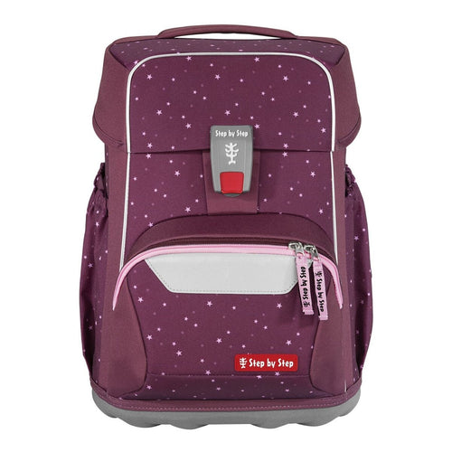 Step by Step BASIS Schulranzen-Set Berry Stars, 4-teilig