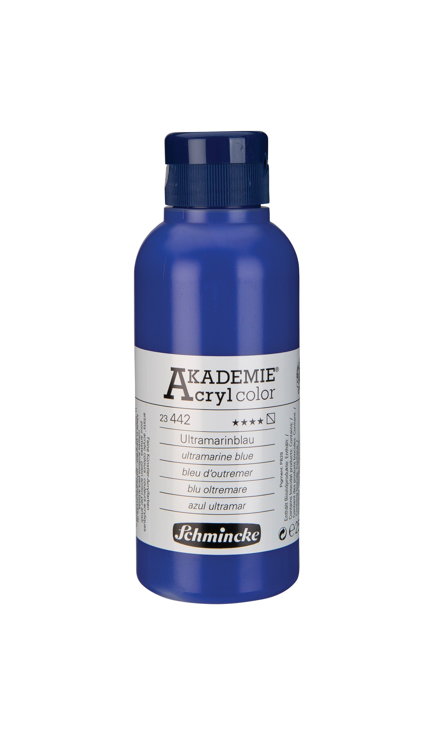 AKADEMIE Acryl color 250ml Ultramarinblau