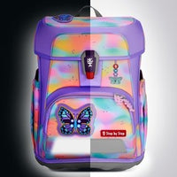 CLOUD FLASH Schulranzen-Set Butterfly Luna, 5-teilig