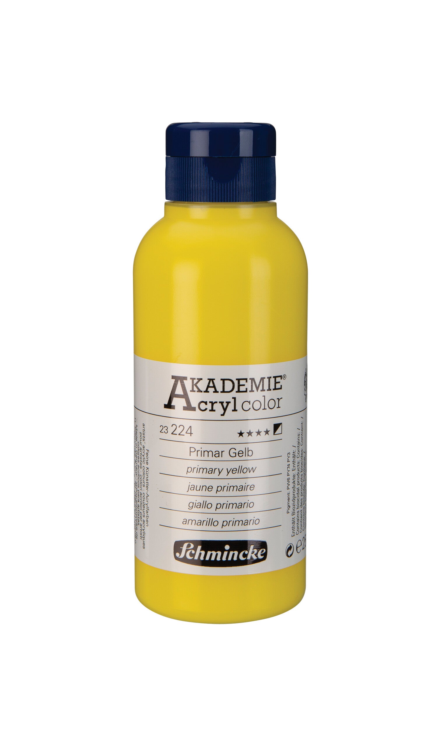 AKADEMIE Acryl color 250ml Primär Gelb
