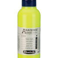 AKADEMIE Acryl color 250ml Neon Gelb - Schmincke AKADEMIE Acryl color 250ml