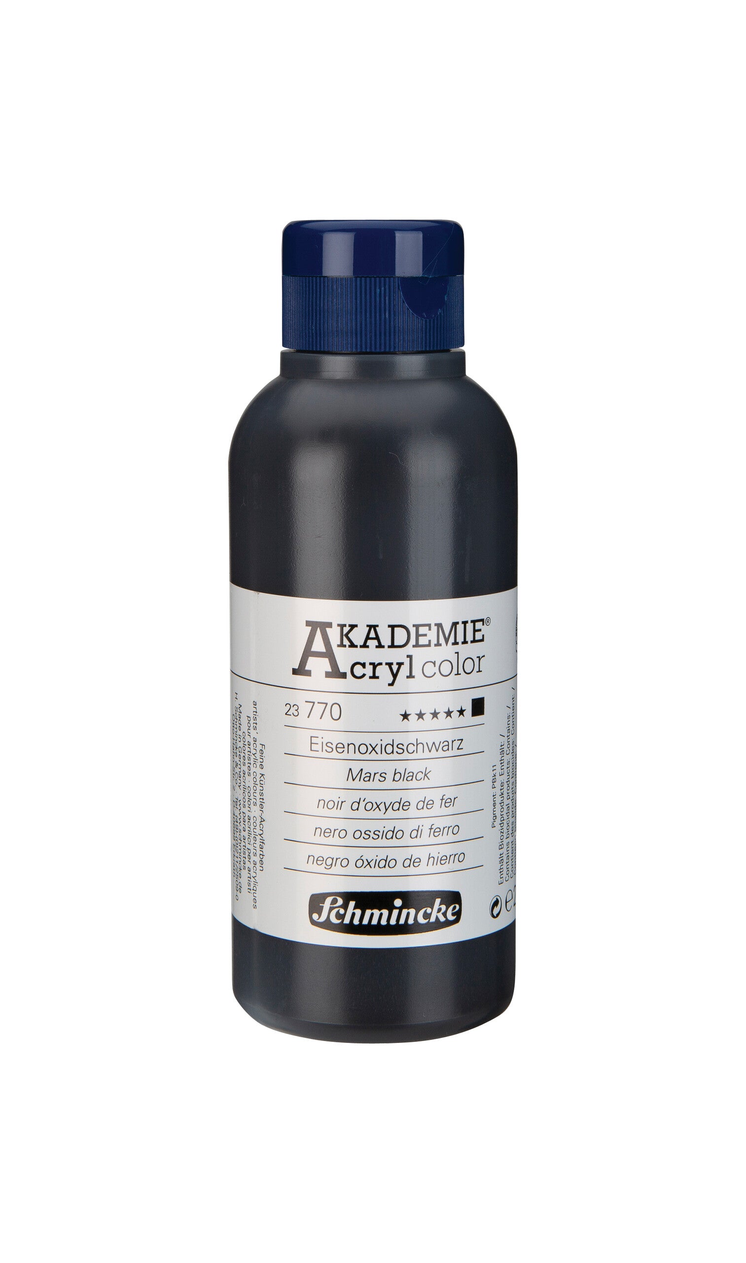 AKADEMIE Acryl color 250ml Eisenoxidschwarz