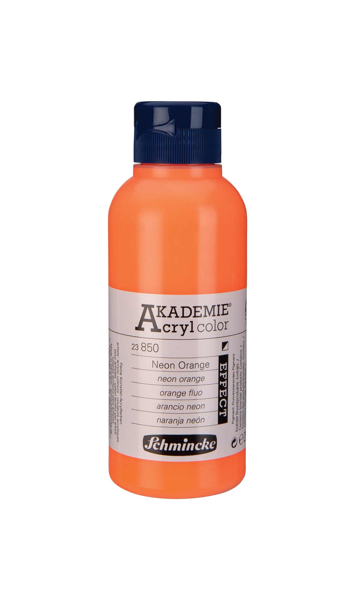 AKADEMIE Acryl color 250ml Neon Orange
