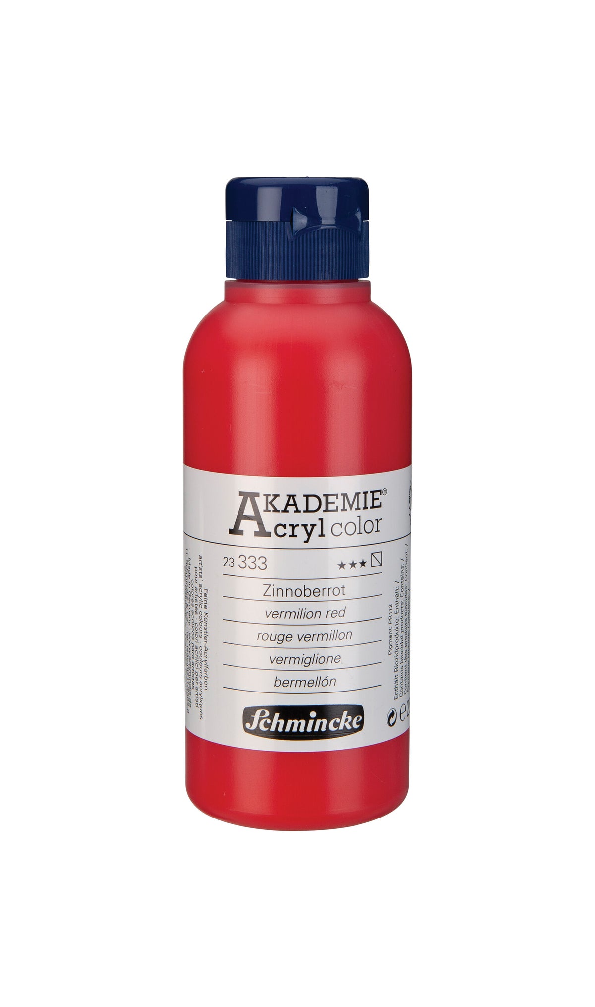 AKADEMIE Acryl color 250ml Zinnoberrot