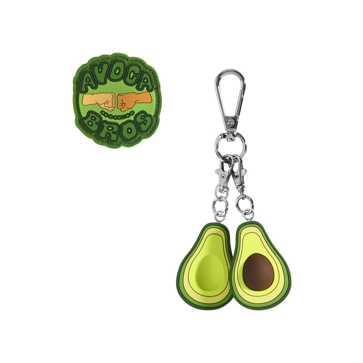 Coocazoo Colour-Up Set Anhänger und Patch Avocabros