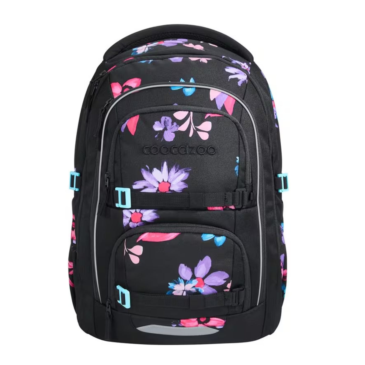 Coocazoo Rucksack PORTER Floral Artnight schwarz 35 Liter