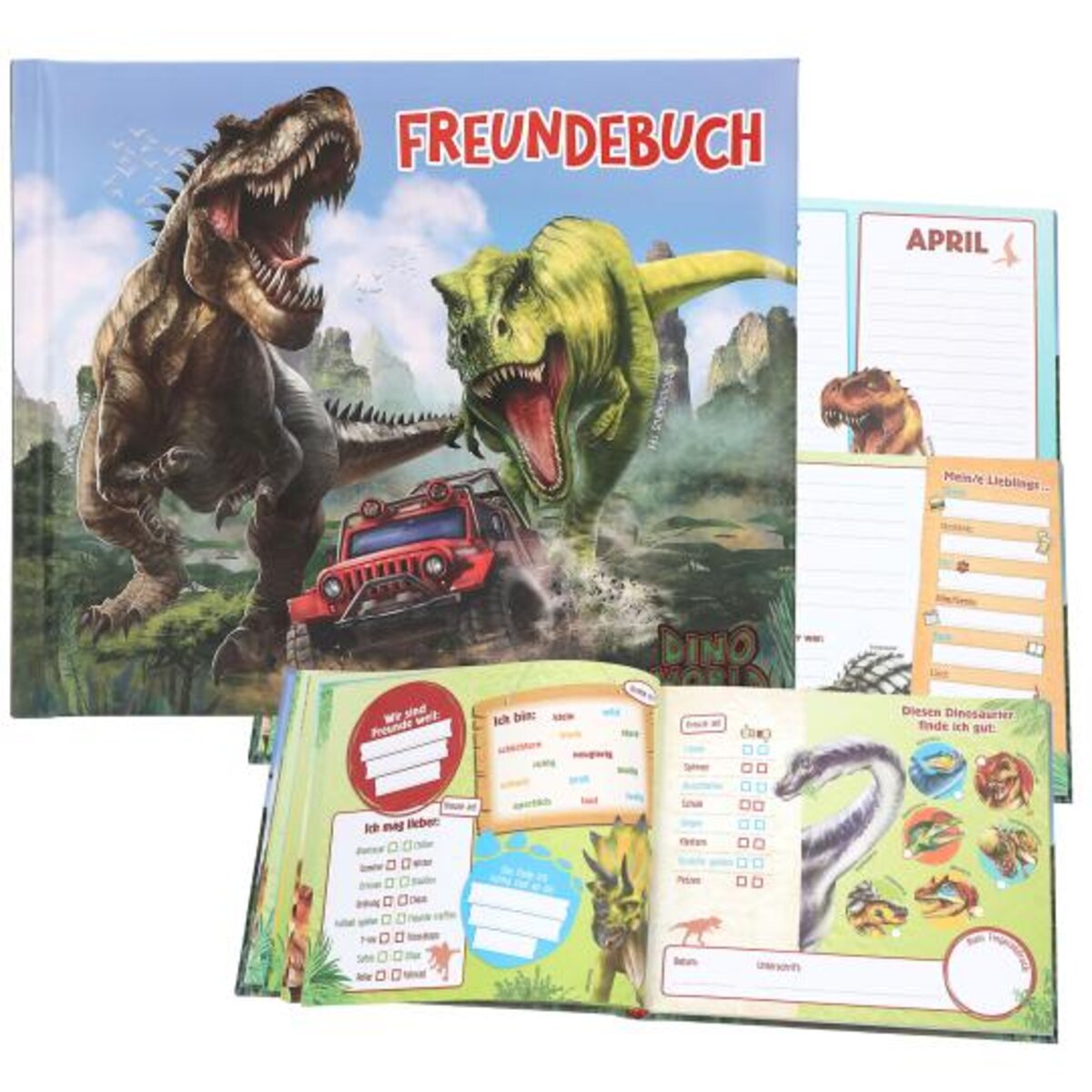 Depesche 0013940 Dino World Freundebuch