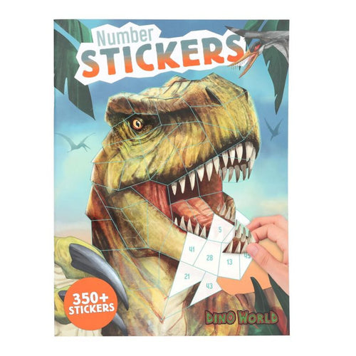 Depesche 13243 Dino World Number Sticker