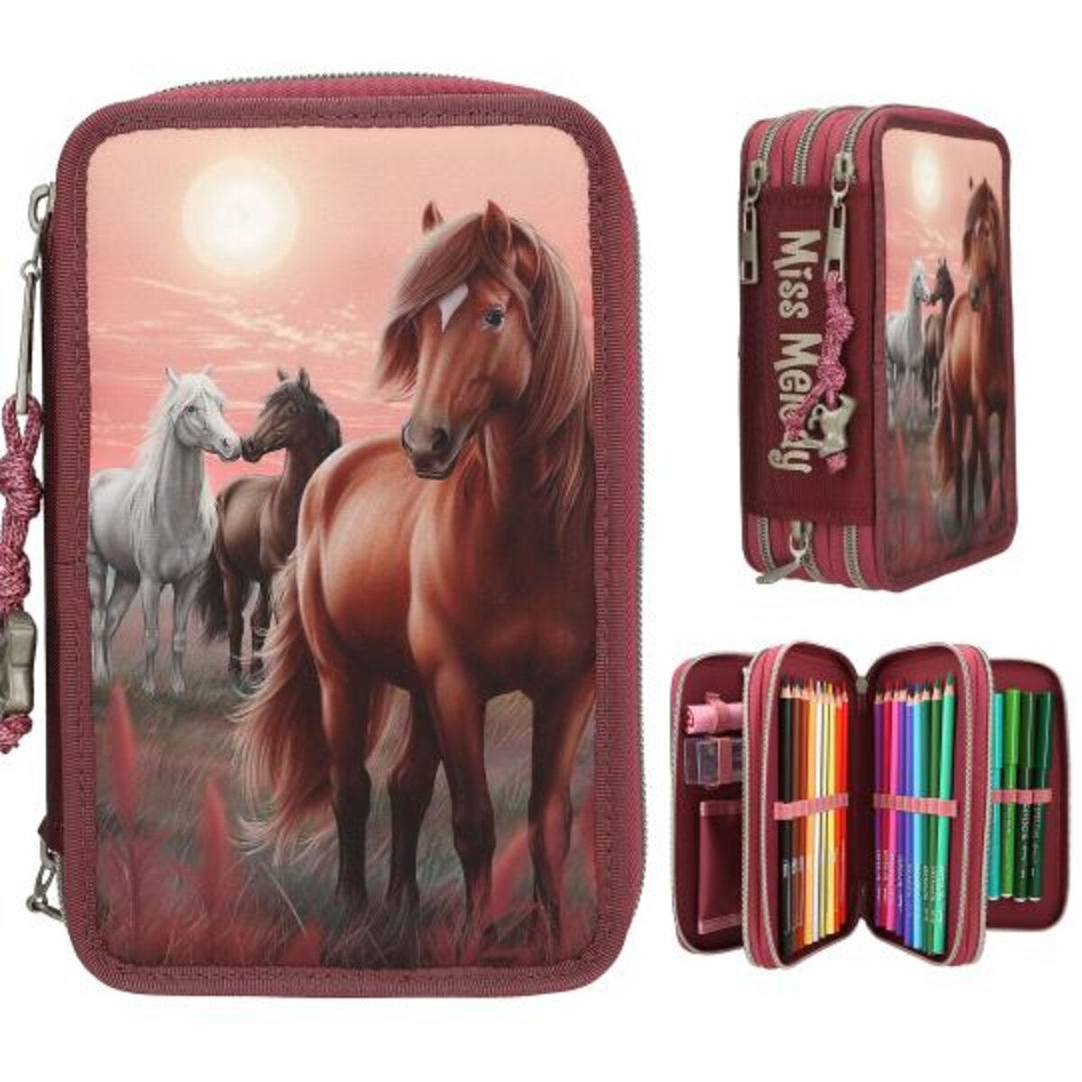 Depesche Miss Melody 3 Fach Federtasche DREAMLAND