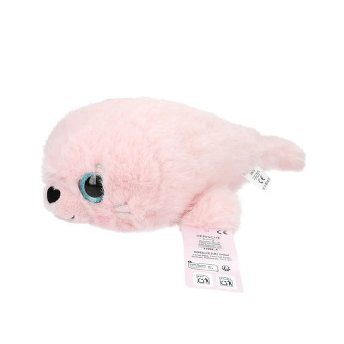 Depesche 0013906 Princess Mimi Plüsch Robbe rosa ROBBY