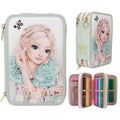 Federtasche 3 Fach Top Model mit Stickerei Summer
