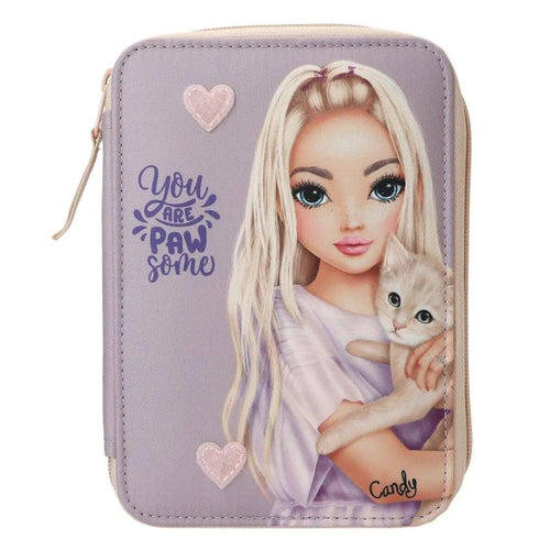 Depesche TOPModel Basic Duo Federtasche Katze KITTY and DOGGY