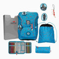 DerDieDas ErgoFlex Easy Superflash Schulranzen-Set 5tlg. Blue Ice 21 Liter
