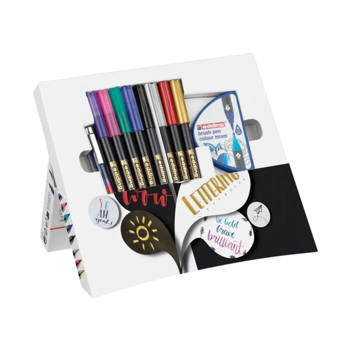 edding Happy Lettering Set 9 Teile