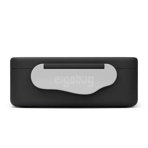 ergobag Brotdose Superheld aus leichtem und robustem Kunstoff schwarz 17 x 7 x 14 cm