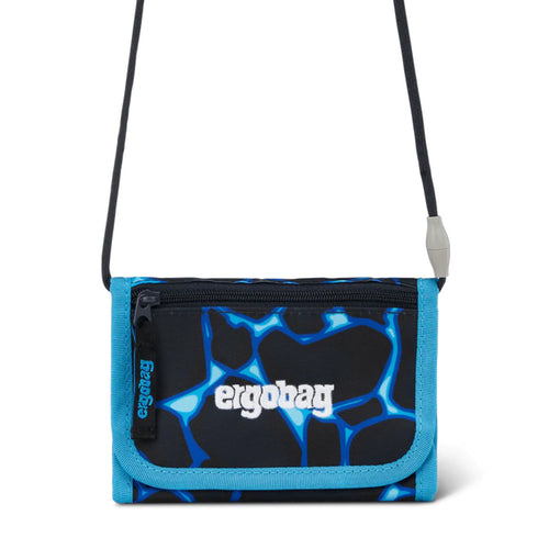 ergobag Brustbeutel Bärassic Garden schwarz blau 14 x 1 x 10 cm