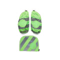 ergobag Fluo Seitentaschen Zip-Set mit Reflektorstreifen
