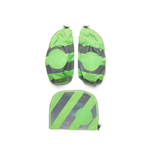 ergobag Fluo Seitentaschen Zip-Set mit Reflektorstreifen