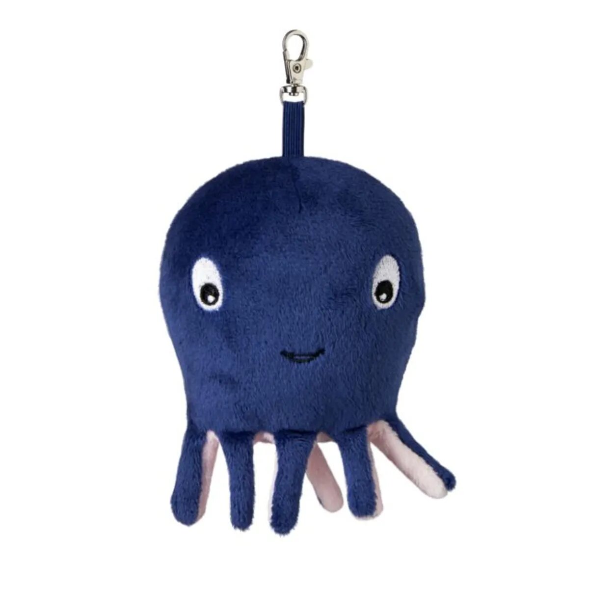 ergobag Plüsch Hangies Oktopus Blau Rosa 5,5 x 7 x 5 cm