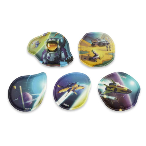 ergobag Kontur Kletties-Set Himmelsraum, 5-teilig bunt 10 x 0,4 x 9 cm
