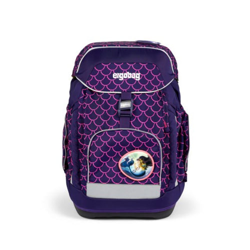 ergobag Maxi-Set Schulrucksack-Set PerlentauchBär LUMI Edition, 6-teilig