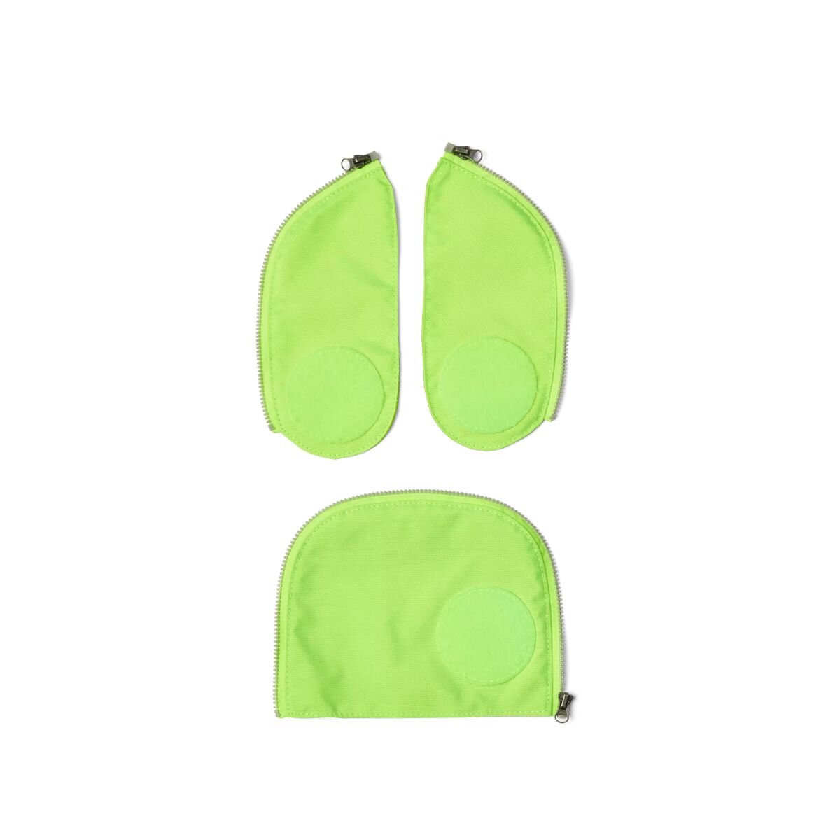 ergobag PACK Sicherheitsset Fluo-Zip Set, Grün