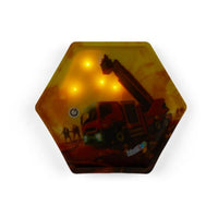 ergobag Sound LED Klettie Feuerwehr bunt 10 x 9 x 1 cm