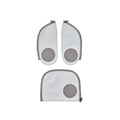 ergobag Zip Set Reflex Silver Reflective Silber 15 x 23 x 15 cm