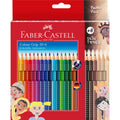 Faber-Castell 24er Kartonetui (18+6) Colour Grip Buntstifte Skin Tones
