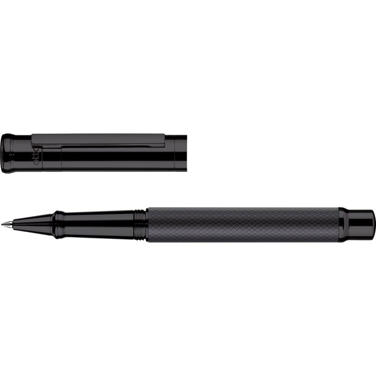 Faber-Castell Otto Hutt design04 Tintenroller sw pvd karo B