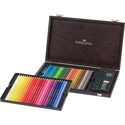 Farbstift Polychromos 48er Holzkoffer
