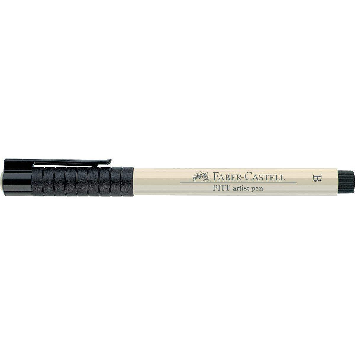 Faber-Castell Tuschestift Pitt artist pen brush, B, Farbe 270, warmgrau I