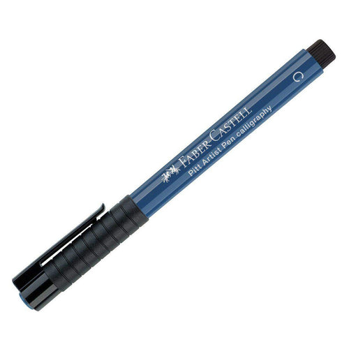 Faber-Castell Tuschestift Pitt Artist Pen Calligraphy, 2,5 mm, indanthrenblau