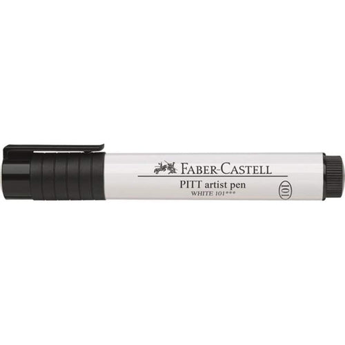 Faber-Castell Tuschestift Pitt Artist Pen 2,5 mm Rundspitze weiß