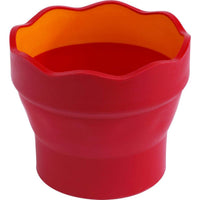 Faber-Castell Wasserbecher Clic&Go, rot