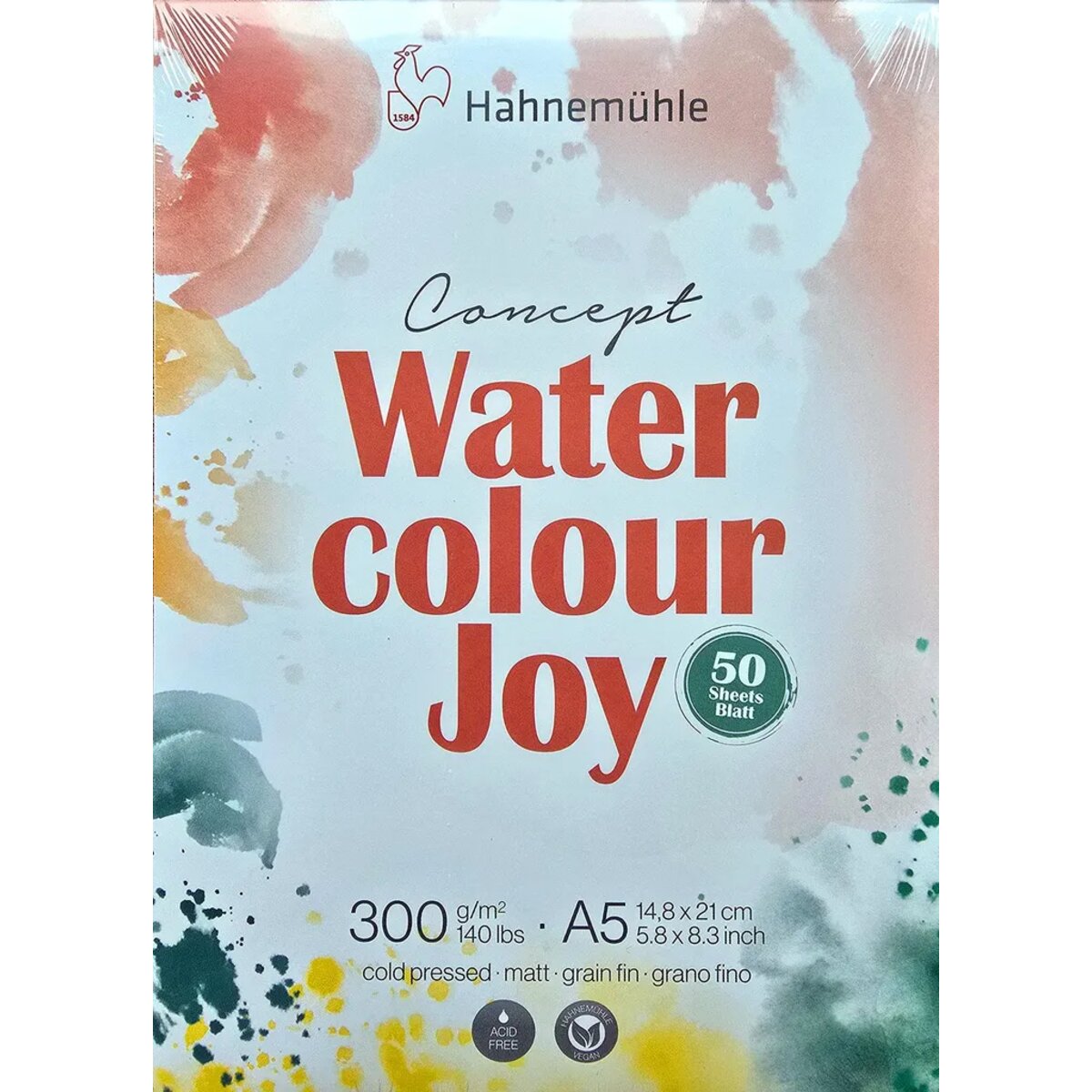 Hähnemühle Water Colour Joy, 50 Blatt, Din A5